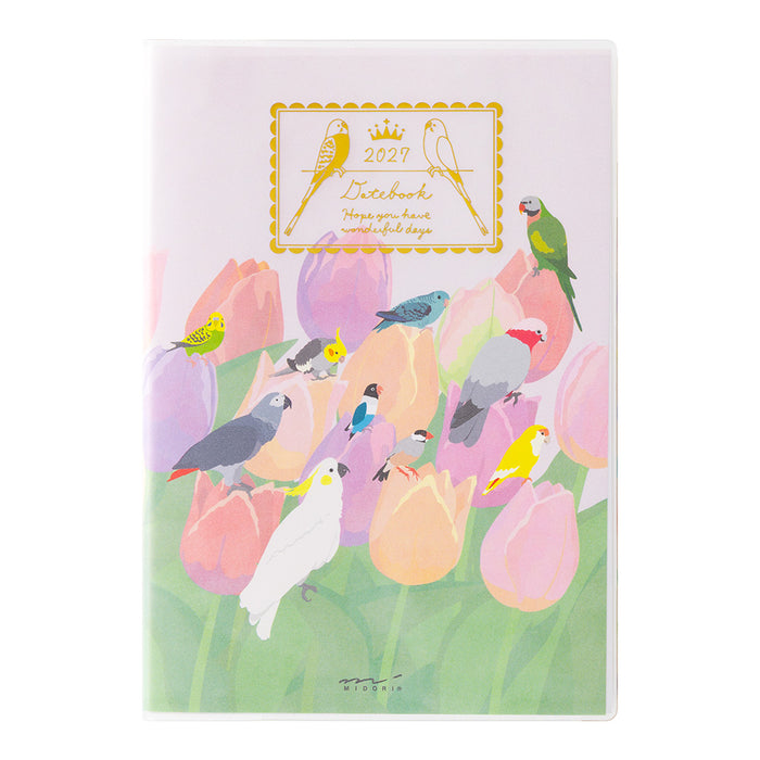Midori B6 Pocket Diary - Bird