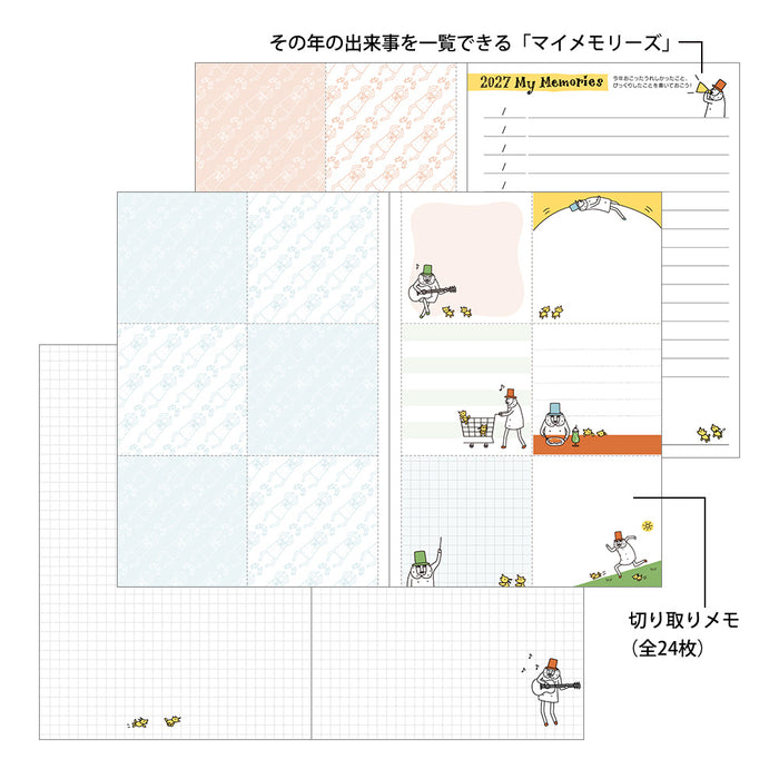 Midori B6 Pocket Diary - Ojisan