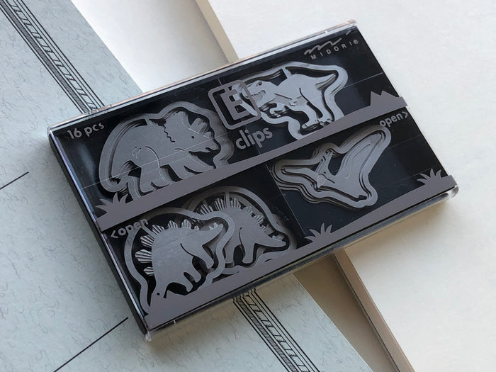 Midori Etching Clip E Clips - Dinosaur