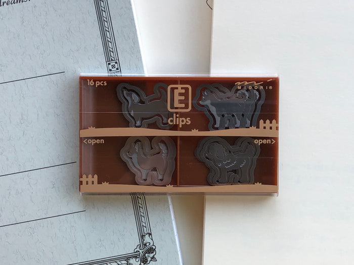 Midori Etching Clip E Clips - Dog