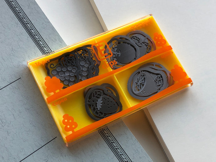 Midori Etching Clip E Clips - Fruit