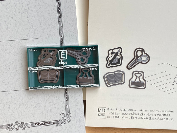 Midori Etching Clip E Clips - Stationery