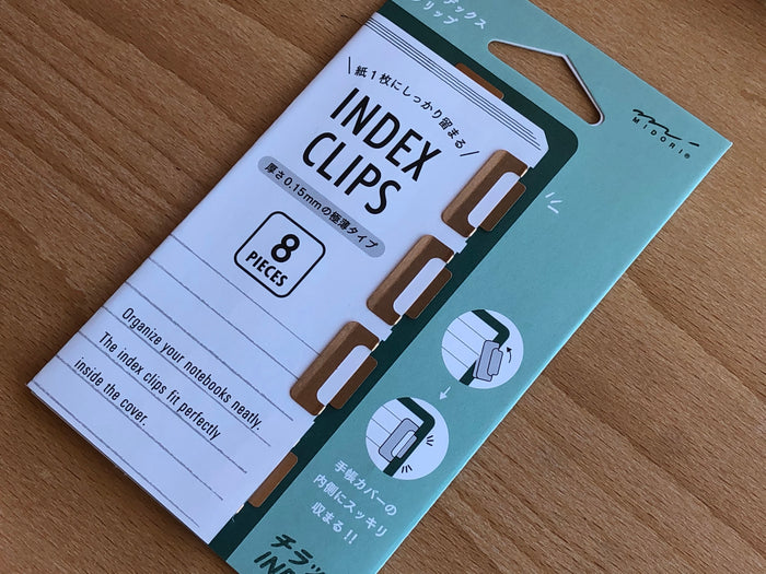 Midori Index Clips - Gold