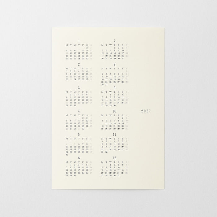 Midori MD Diary Stickers - Small
