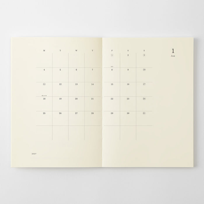 Midori MD Notebook Diary - A4 Thin