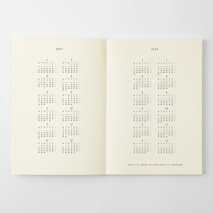 Midori MD Notebook Diary - A5 Thin