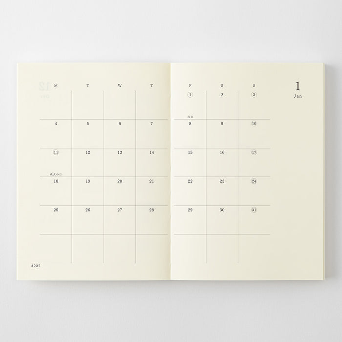 Midori MD Notebook Diary - A6