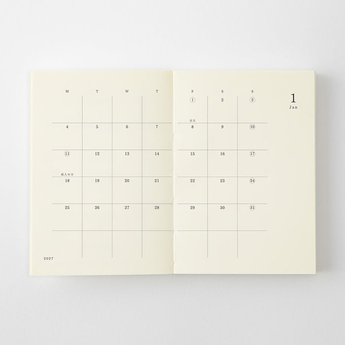 Midori MD Notebook Diary - A7