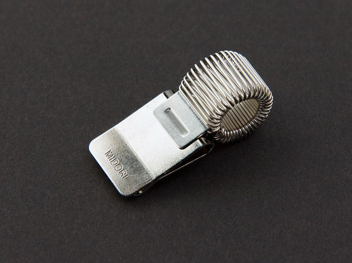 Midori Miniclip Penholder - Silver