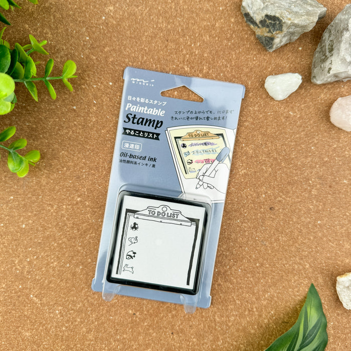 Midori Pre-Inked Paintable Stamp