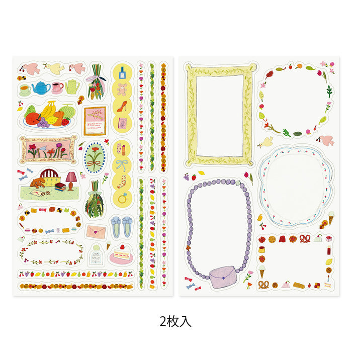 Atlas Stationers - Midori Yuru Log Sticker 2 Sheets - My Life - Stickers - Image 3