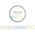 Mind Wave Clear Masking Tape - Pop Color - Pattern