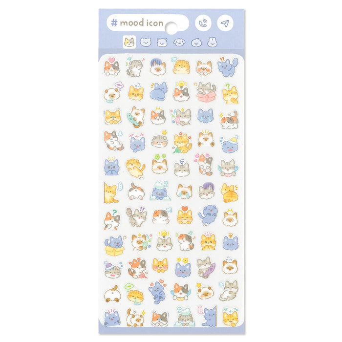 Mind Wave Mood Icon Stickers - Cat