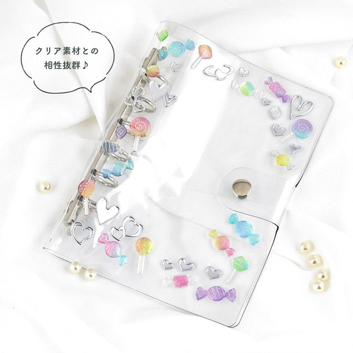 Mind Wave Shiny Metal Stickers - Heart