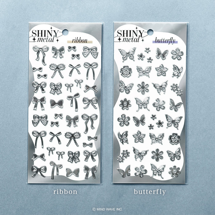 Mind Wave Shiny Metal Stickers - Ribbon