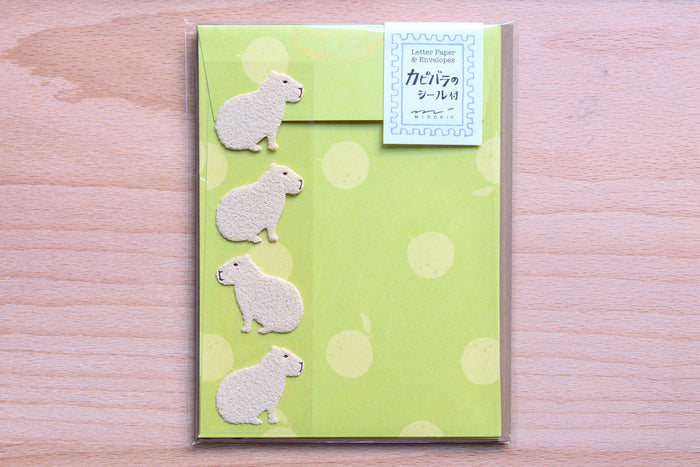 Mini Letter Set with Capybara Stickers
