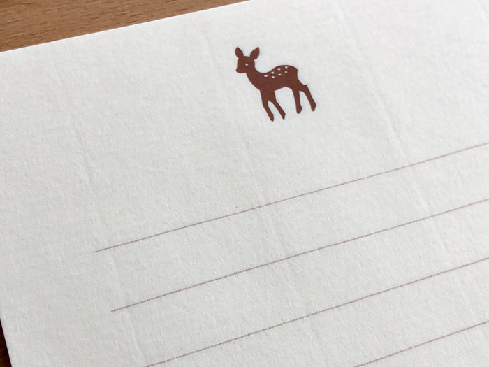 Mini Letter Set with Deer Stickers