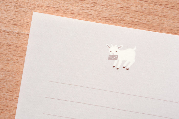 Mini Letter Set with Goat Stickers