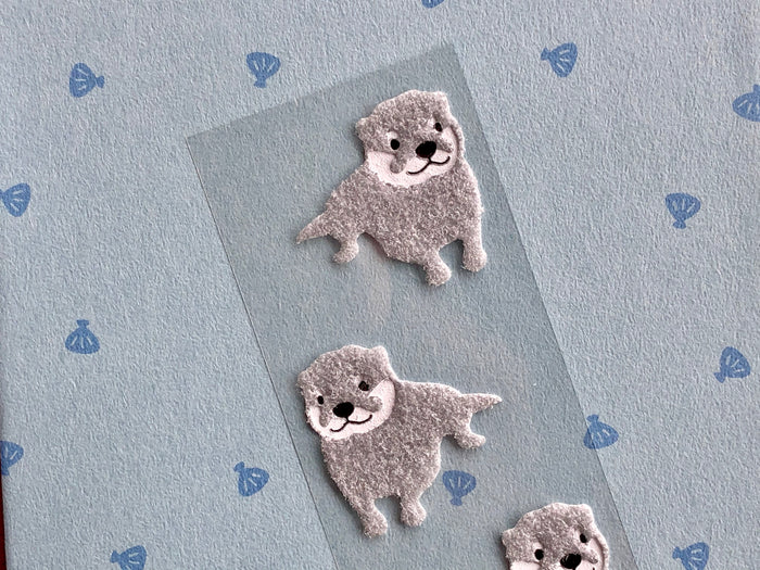 Mini Letter Set with Otter Stickers
