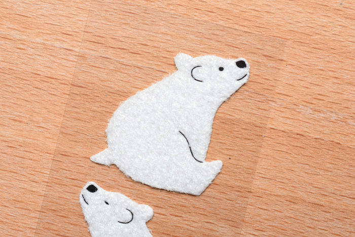 Mini Letter Set with Polar Bear Stickers