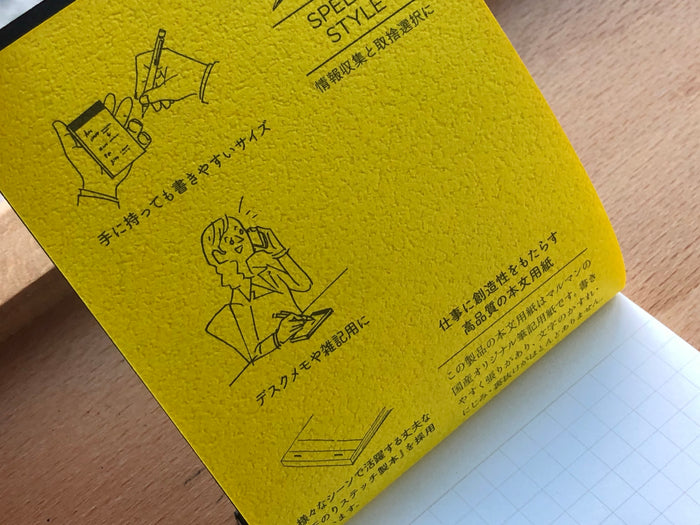 Mnemosyne Stitch Memo Pad - A7 - Grid