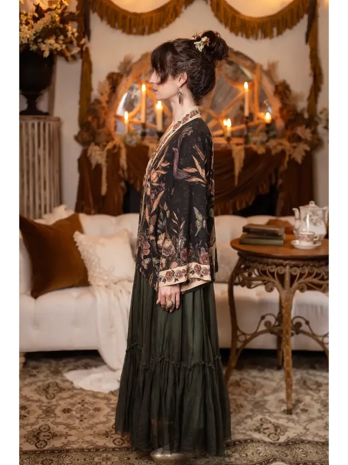 Momento Cropped Kimono