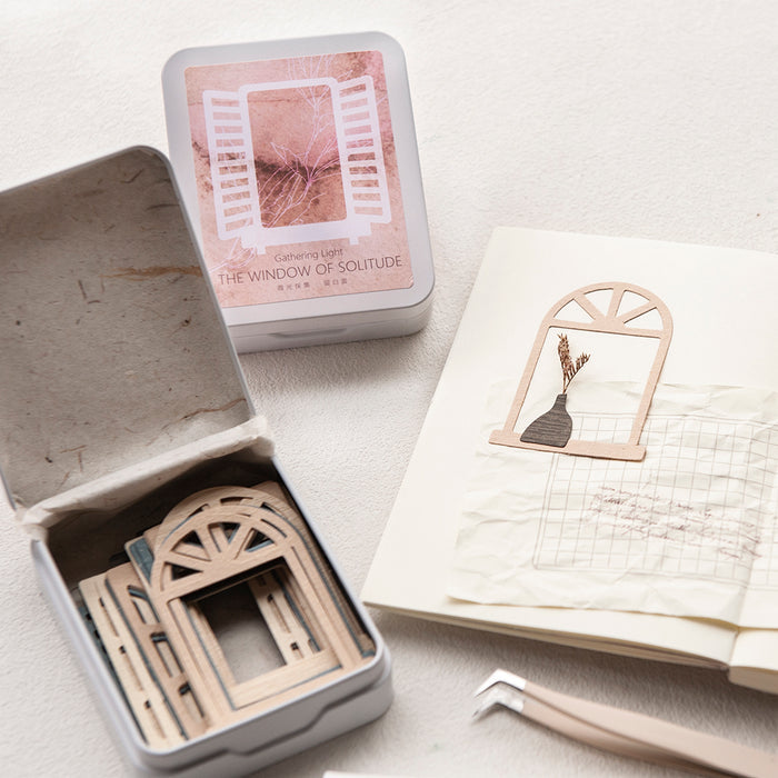 MU Journaling Die-Cut Card Series - The Window Of Solitude