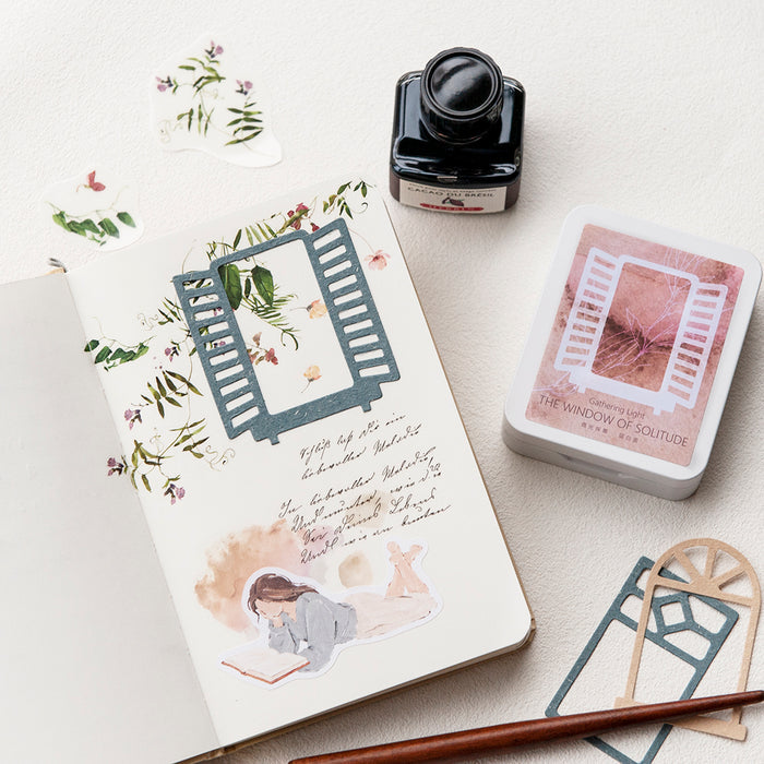 MU Journaling Die-Cut Card Series - The Window Of Solitude