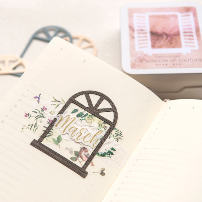 MU Journaling Die-Cut Card Series - The Window Of Solitude