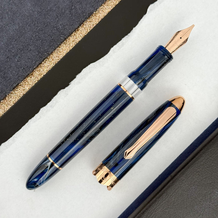 Nahvalur (Narwhal) Horizon Fountain Pen - Nebula