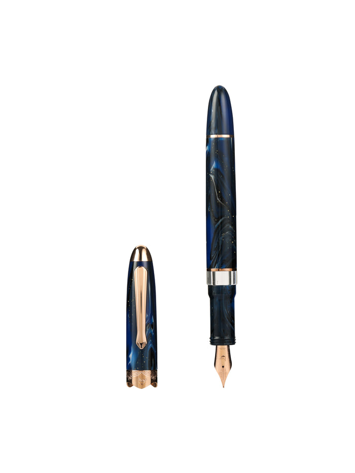 Nahvalur (Narwhal) Horizon Fountain Pen - Nebula