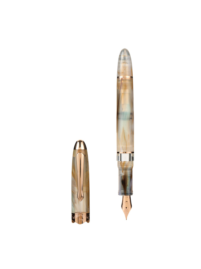 Nahvalur (Narwhal) Horizon Fountain Pen - Pearl