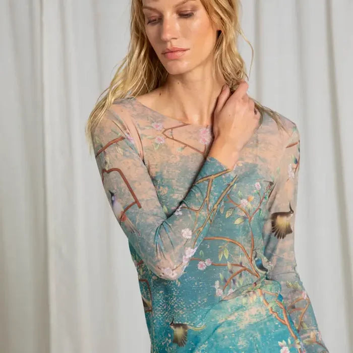 Nuditee Sheer Top - Prints