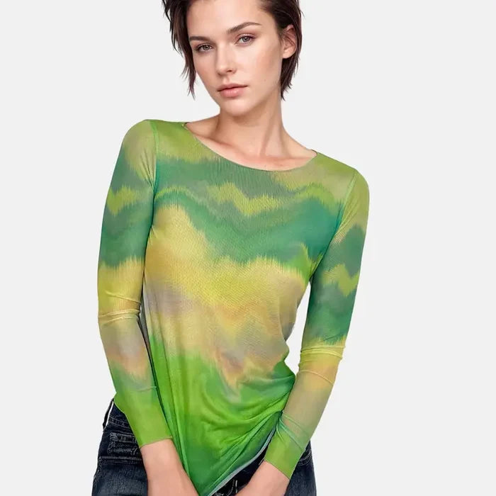 Nuditee Sheer Top - Prints