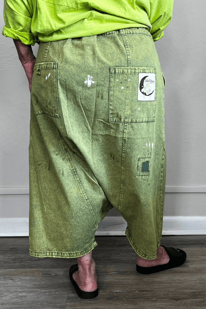 Olive Earthsong Harem Pants