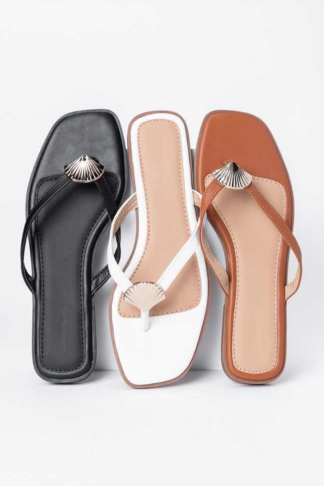 Olivia Tan Flip Flops FINAL SALE