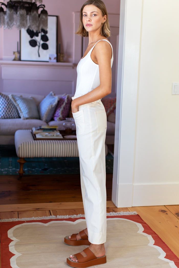 Orchard Wide Leg Pant - Natural Organic