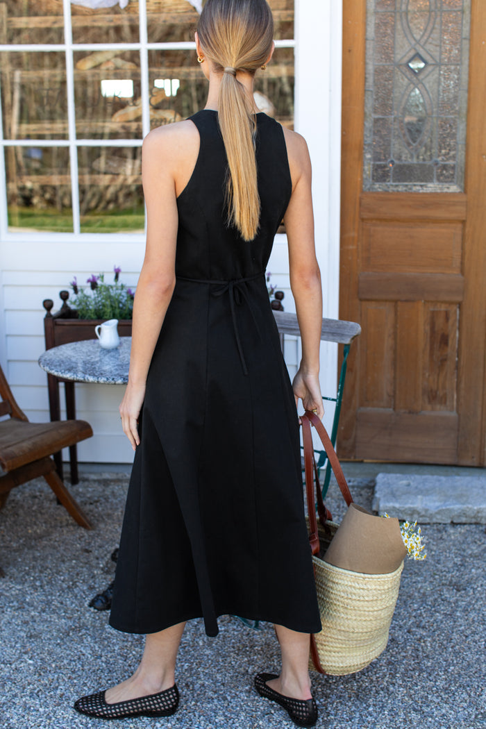 Organic Cafe Dress - Black