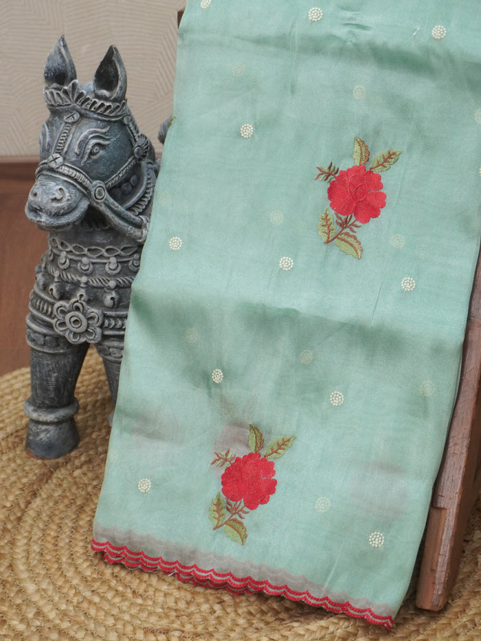 Organza Saree With Tissue Finish | TTDS3485 | PRE BOOKING
