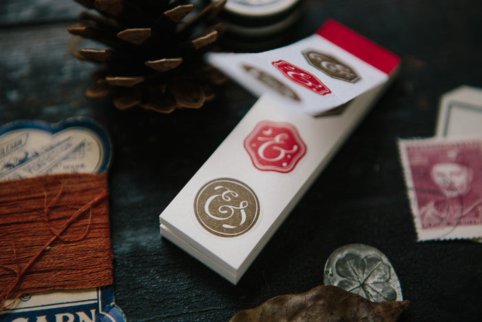 OURS x Hank Ampersand Letterpress Label Book