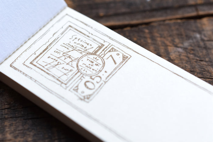 OURS x Hank Slide Glass Letterpress Label Book