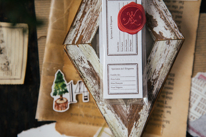 OURS x Hank Specimen Letterpress Label Book