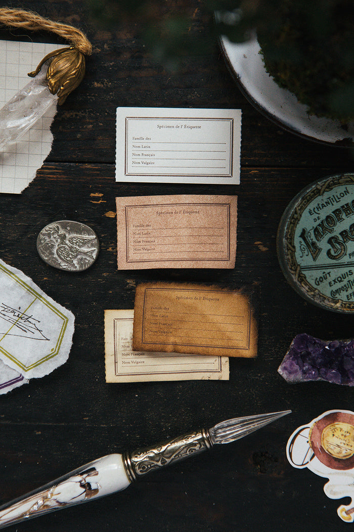 OURS x Hank Specimen Letterpress Label Book