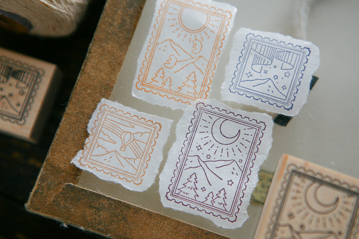 OURS x Hank Starry Night Rubber Stamp Set