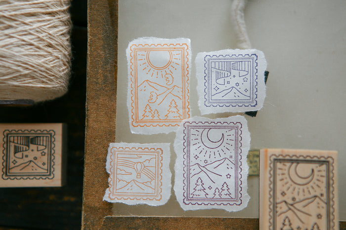 OURS x Hank Sunny Day Rubber Stamp Set