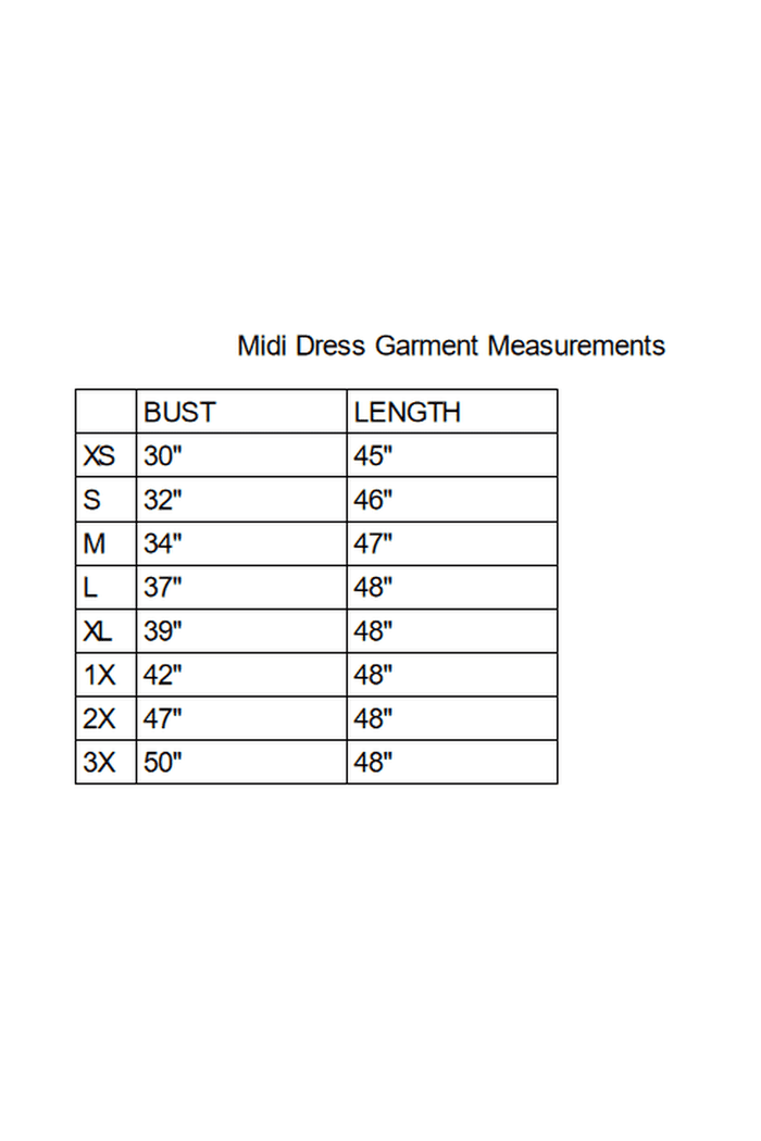 PALETTE BASICS Midi Dress