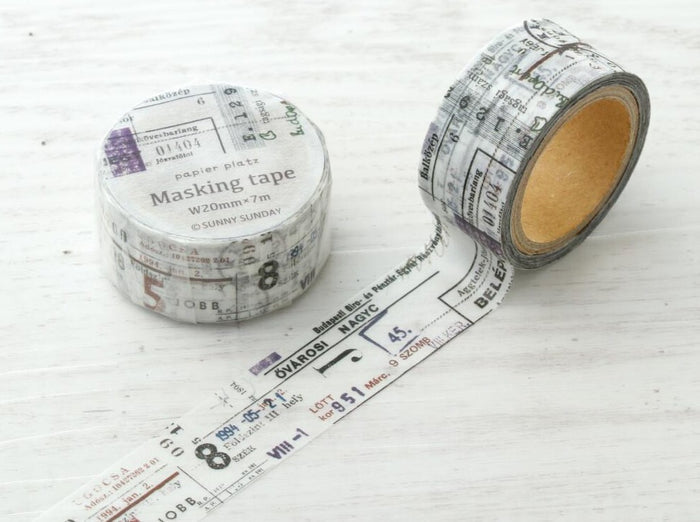 Papier Platz x SUNNY SUNDAY - Combination Masking Tape