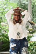 Parchment Celestial Drift Top