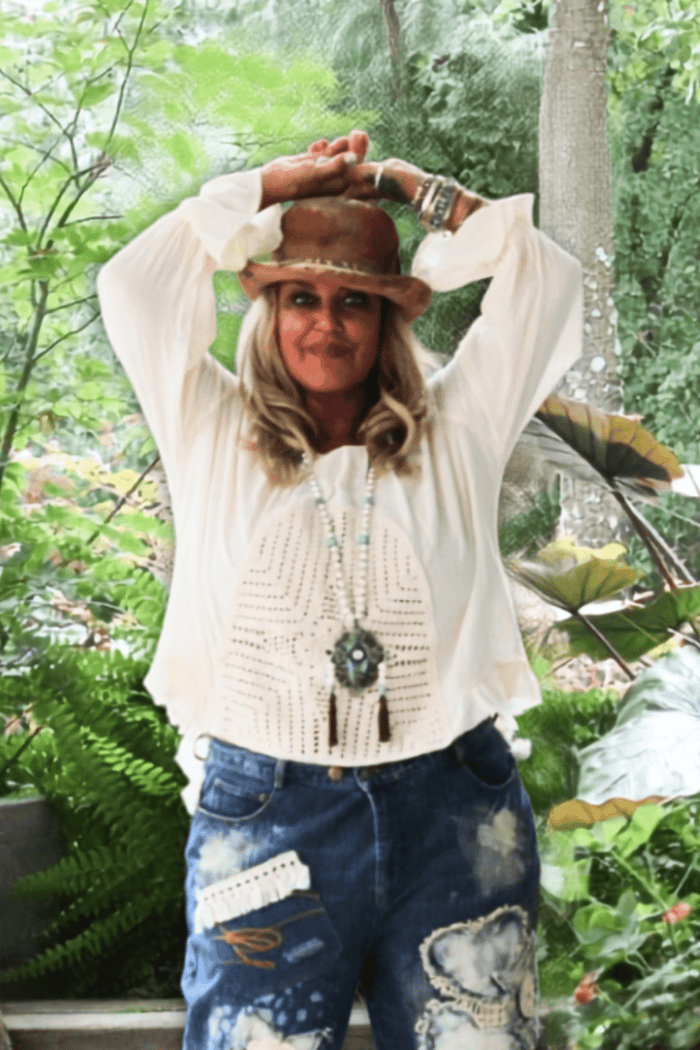 Parchment Celestial Drift Top