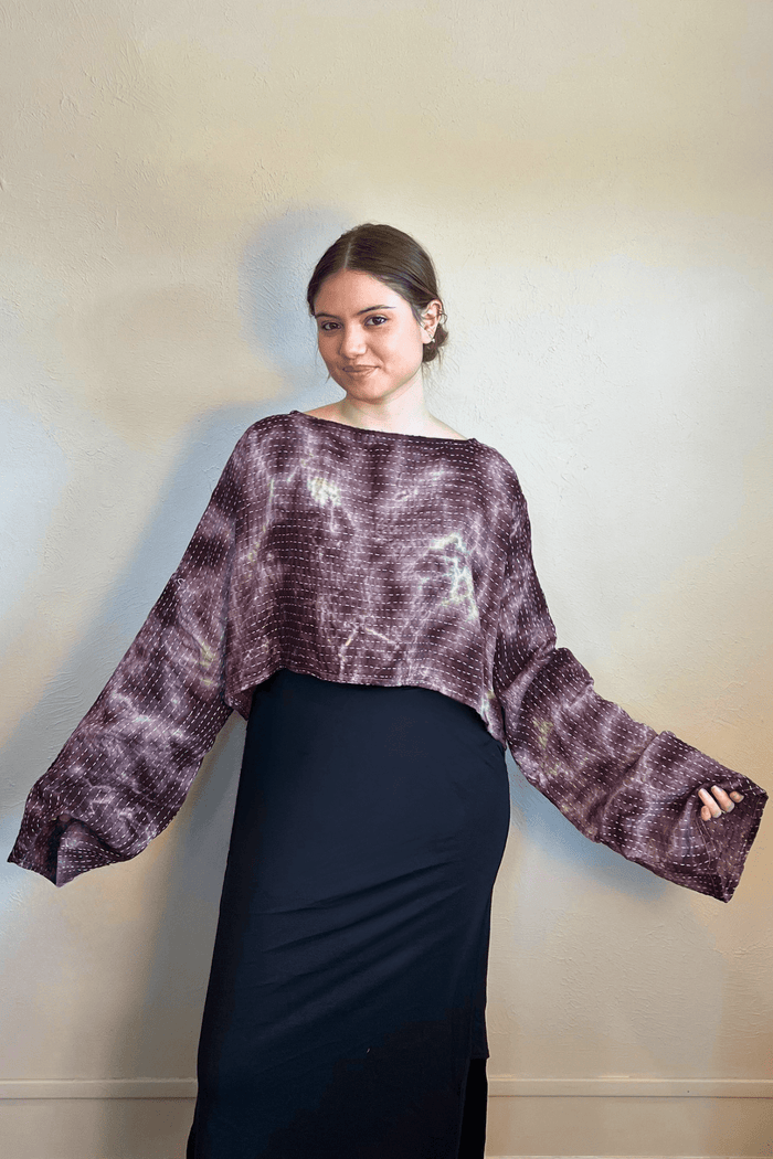 Pareo Kantha Abundance Crop Top